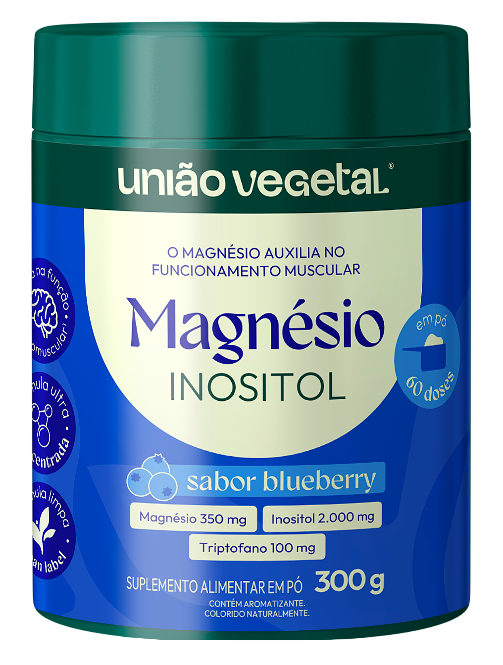 Magnésio Inositol — Blueberry