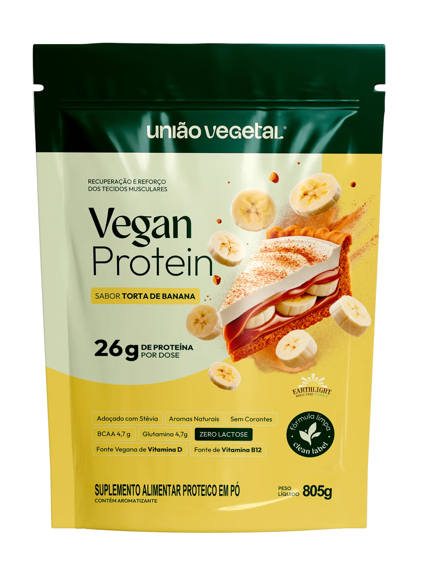 Vegan Protein — Torta de Banana