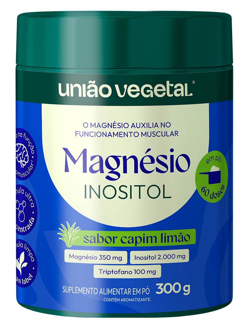 Magnésio Inositol — Capim-limão